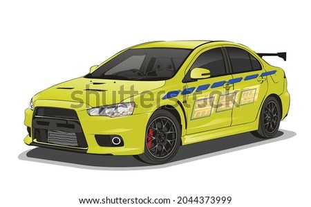 Stockfoto: Mitsubishi Lancer Evolution X Tuning