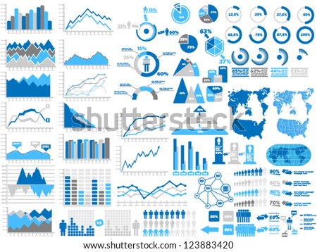 Foto stock: Trading Infographic Elements