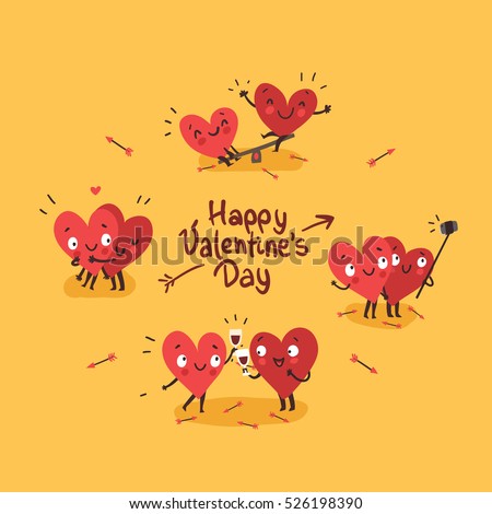 [[stock_photo]]: Making Valentines Day Greeting Card