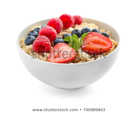 ストックフォト: Oat Flakes With Berries