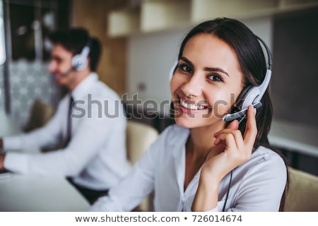 Foto stock: Woman Support Agent