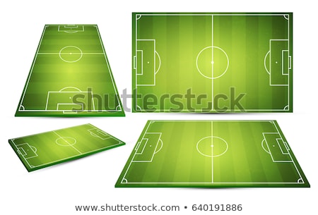 Stock photo: Football Soccer Field Pitch Vector