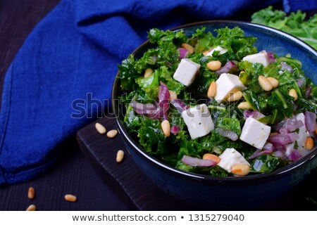 Сток-фото: Tofu And Red Onion Salad