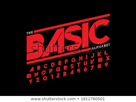 Stock photo: Basic Fonts