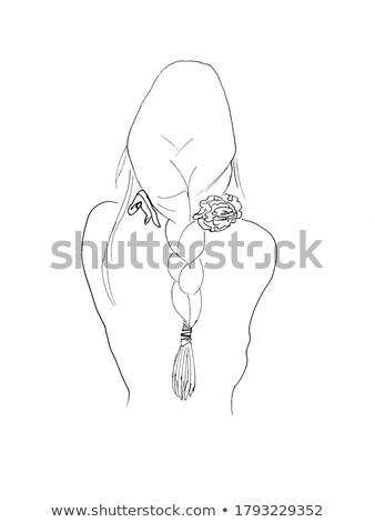 Zdjęcia stock: Girl With Flower In Her Hair