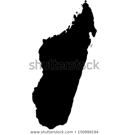 Stock foto: Map Of Madagascar