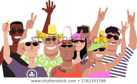 Stock photo: Cheering Crowd Eps 8