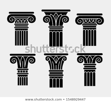 Foto stock: Column As Pedestal