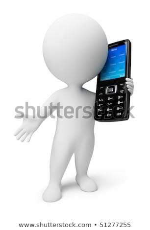 Foto stock: 3d Small People - Speech