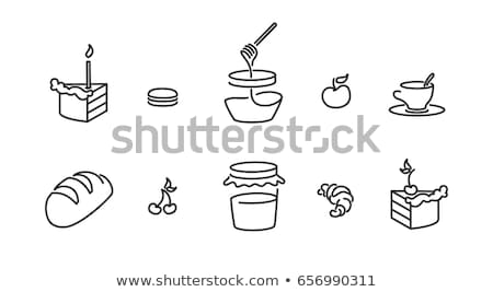 Сток-фото: Baguettes With Jar Of Honey