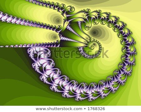 Stock photo: Fractal - 36 Orange