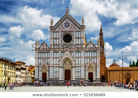 Stok fotoğraf: Basilica Of Santa Croce Florence Italy
