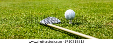 Stock photo: Golf Clubs Close Up