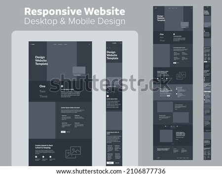 Stockfoto: Website Template