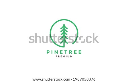 Foto stock: Single Pine Tree