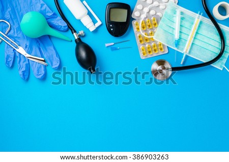 Stock photo: Diabetes Equipment Set