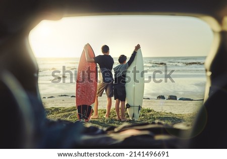 Foto stock: Lets Catch Some Waves