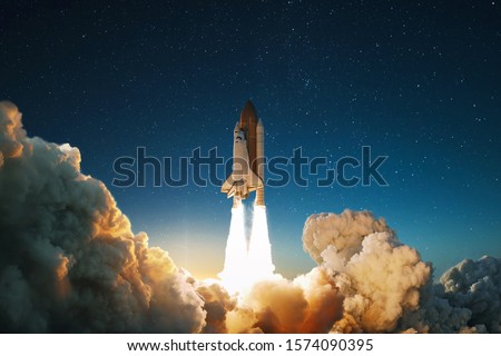 Rocket Space Shuttle Stok fotoğraf © Alones