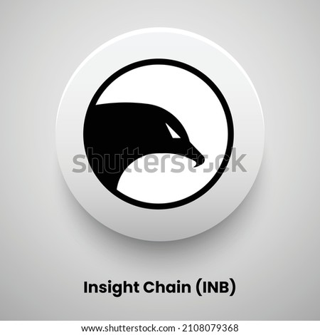 Stock foto: Inb - Insight Chain The Logo Of Coin Or Market Emblem