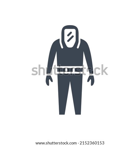 Stock photo: Biological Hazard Related Vector Glyph Icon