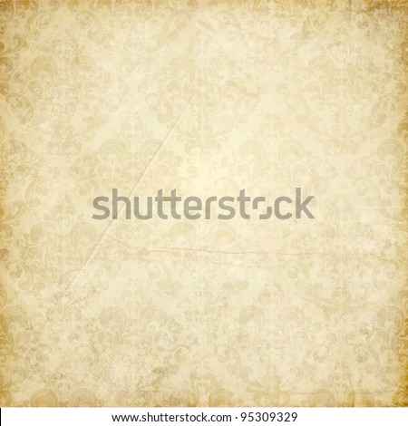 Stock photo: Vintage Shabby Background With Classy Patterns