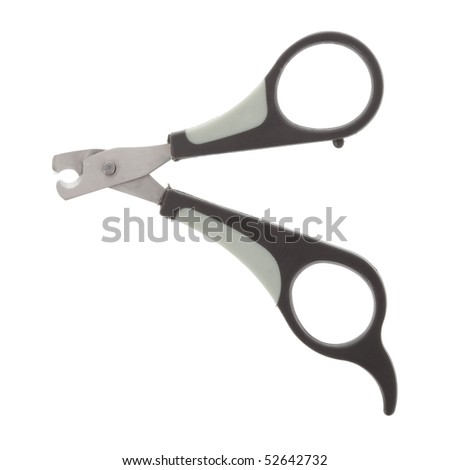 Stock fotó: Nail Clipper For Cats Or Small Dogs Isolated On White Background