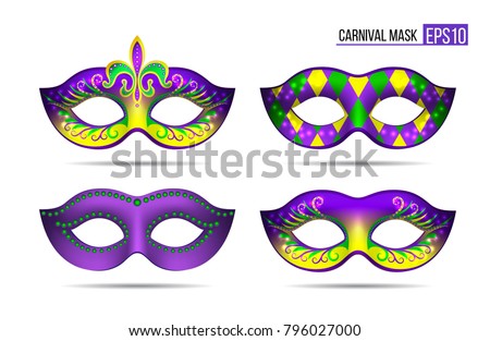 Mardi Gras Mask Stok fotoğraf © tassel78