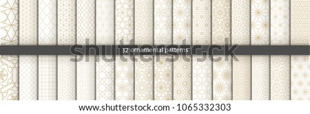 Foto stock: Orient Seamless Pattern Abstract Background