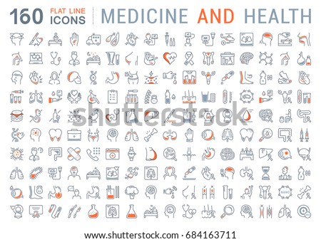 Stock photo: Medical Icons And Medical Symbol