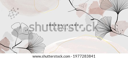 Сток-фото: Vector Abstract Floral Background