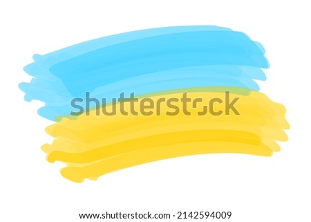 Foto d'archivio: Ukraine Blue Map With Grunge Texture Stock Vector Illustration Isolated On White Background