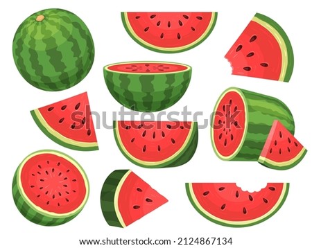 Foto stock: Ripe Watermelon