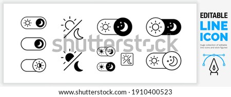 Foto stock: Day And Night