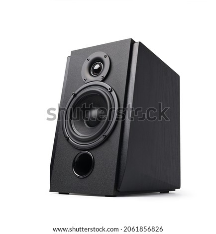Stock fotó: Small Computer Speakers Isolated On A White Background