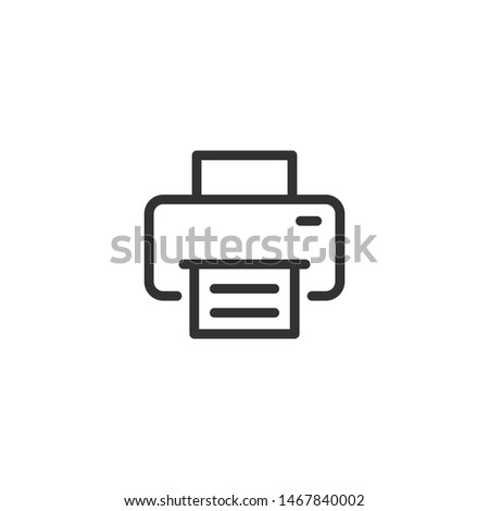 [[stock_photo]]: Vector Printer Design Symbol Icon