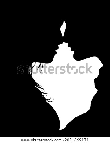 Foto d'archivio: Sexy Passionate Young Couple Hugging On White Isolated Background