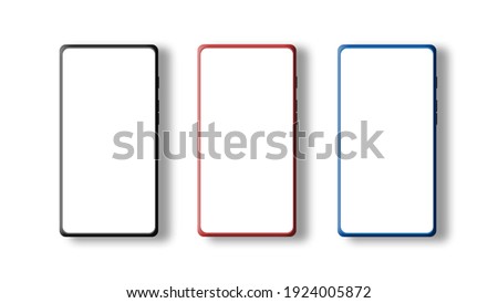 Foto stock: 3d People With Mobile Phone And App Icons On White Background