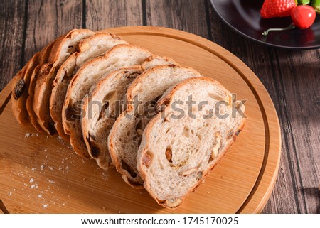 Stock photo: Rye Bread With Raisins