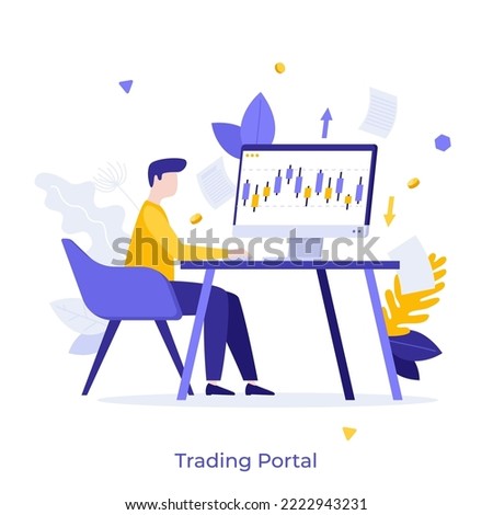 Foto stock: Composite Image Of Stocks And Shares