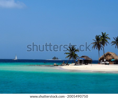 Stock photo: Hut And Boat