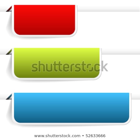 Stock photo: Colorful Paper Tag For Eshop Items