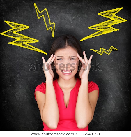 Stock fotó: Woman Suffering From Electric Shock