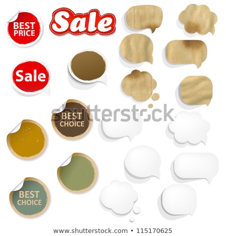 [[stock_photo]]: Big Set Cardboard Structure With Paper Speech Bubbles