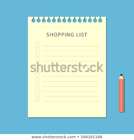 Stock foto: Shopping List