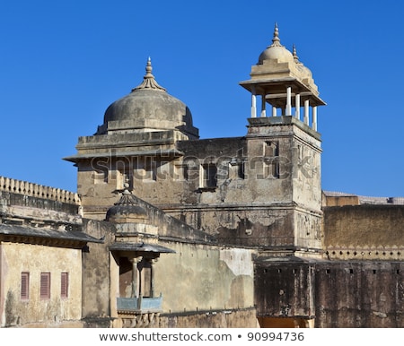 Сток-фото: Inside Beautiful Amber Fort In Jaiput