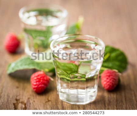 Stockfoto: Fruit Brandy Raspberry