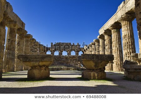 Сток-фото: Greek Temple In Selinunte