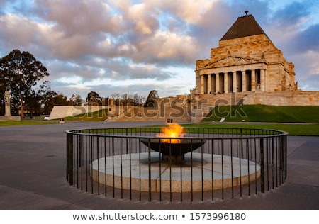 Foto d'archivio: Shrine Of Remembrance Melbourne