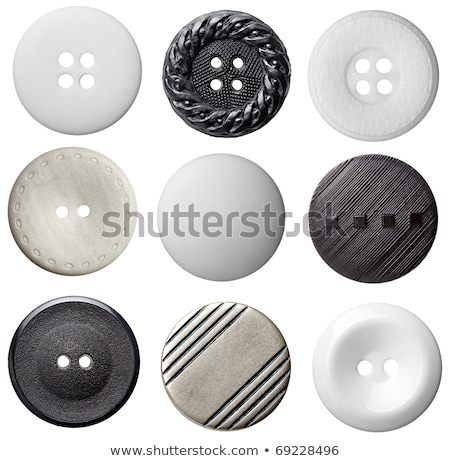 [[stock_photo]]: E · nombreux · boutons · isolés · sur · blanc