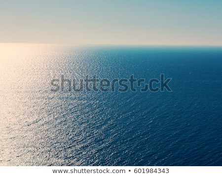 Stok fotoğraf: Minimalistic Seascape At Twilight